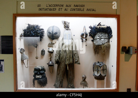The Ethnographic Museum in the suburb of Ngaliema. The museum has many historical artefacts from the days of the Belgium Congo. Stock Photo