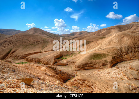 Desert landscape near Jerusalem, Israel. Stock Photo