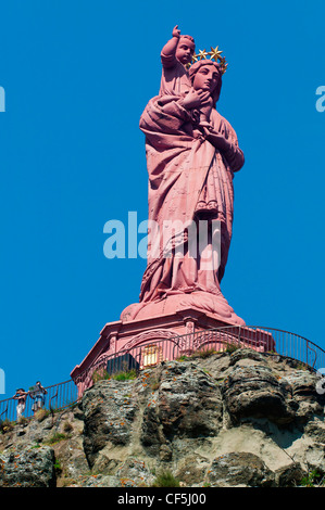 Notre Dame De France,Le Puy En Velay, Haute Loire, Auvergne,France Stock Photo