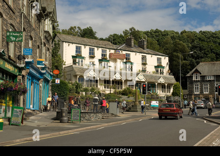 Ambleside village centre in the heart of the Lake District. Stock Photo