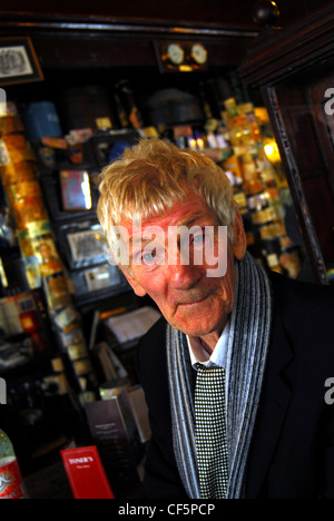 A man drinking at Toner's Pub in Dublin. Stock Photo