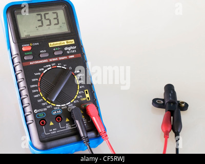 crank angle sensor check Stock Photo