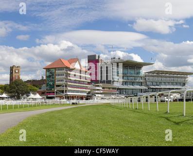 York Racecourse and Terrys Chocolate factory in the background. Stock Photo