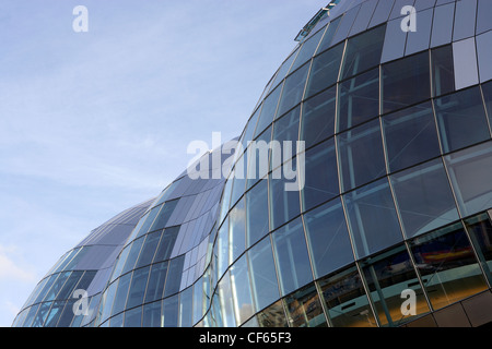 Sage Gateshead. Designed by Lord Foster, it is a centre of musical education and performance. Stock Photo