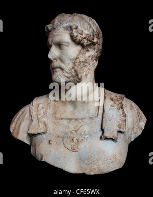 Emperor Hadrian -  Publius Aelius Trajanus Hadrianus Augustus 76 – 138 AD Roman Rome Italy Italian Stock Photo