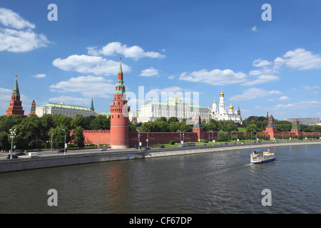 Moscow Kremlin in summer Stock Photo