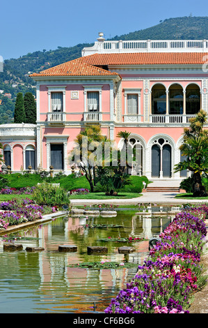 Villa Ephrussi de Rothschild, Saint Jean Cap Ferrat, France. Stock Photo