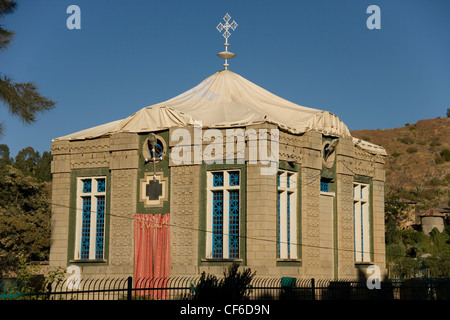 Chapel containing the Ark of the Covenant in Axum or Aksum in Ethiopia Stock Photo