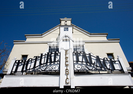 The facade of The Southwold Electric Picture Palace, opened in 2002 following the style of the first Southwold cinema which bega Stock Photo