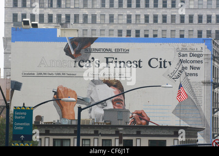 Images of San Diego, California.  America's fines City Mural Stock Photo