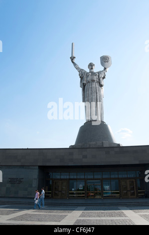 Motherland Statue - Rodina Mat and The National War Museum Kiev, Ukraine, Europe. Stock Photo