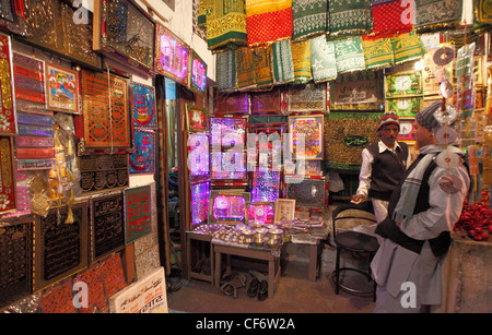 India, Delhi, Nizamuddin area, shop, people, Stock Photo