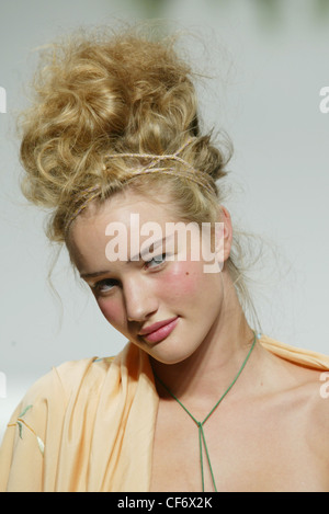 Female curly blonde hair tied hi-res stock photography and images - Alamy