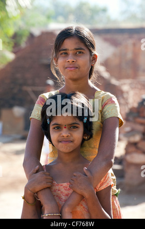 Indian girls Andhra Pradesh South India Stock Photo - Alamy