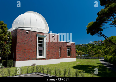 The Carter Observatory in The Botanic Gardens in Wellington, New Zealand Stock Photo