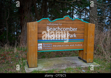 Beachcomber Regional Park at Craig Bay, Parksville Vancouver Island. British Columbia. Canada.   SCO 8067 Stock Photo