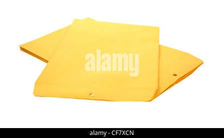 Several manila envelopes Stock Photo