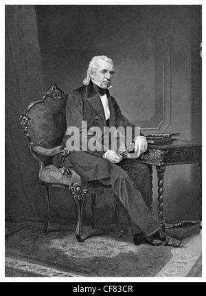 James K. Polk Governor of Tennessee Democratic  James K Polk (1795 - 1849) - the 11th US President (1845 - 1849). Stock Photo