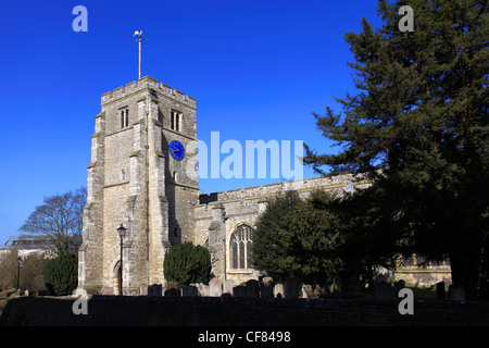 All Saints church, Maidstone town, Kent County, England, UK Stock Photo