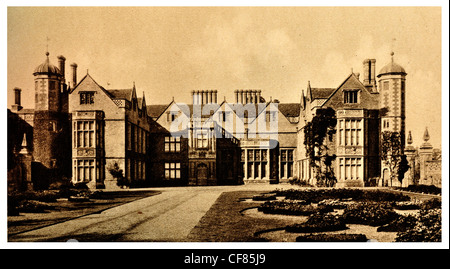 Charlecote Park grand 16th century country house Warwickshire England Europe UK recreation tourism tourist attraction scenic Stock Photo