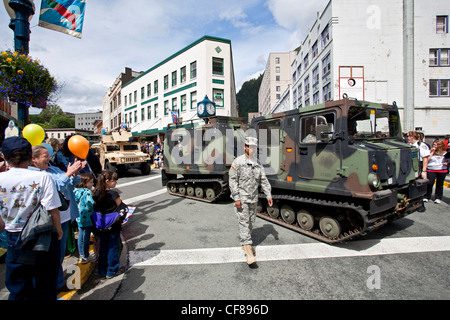 4th July parade. Juneau. Alaska Stock Photo