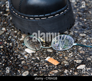 symbol for nazis, skinheads and right-wing Stock Photo