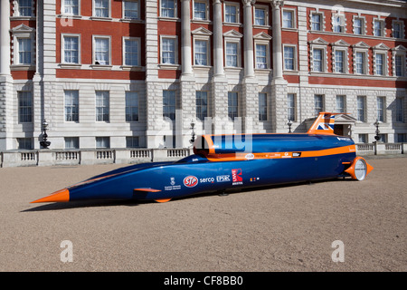 Bloodhound SSC supersonic car, London, England, UK Stock Photo