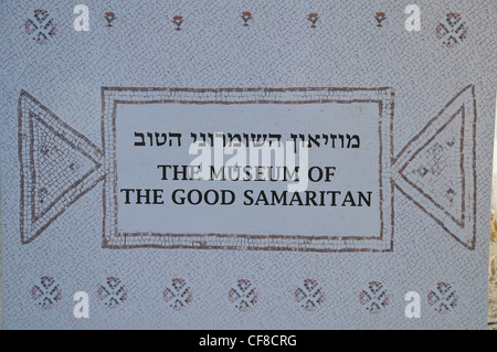 Israel, West Bank, The Good Samaritan Museum houses a collection of mosaics from the Holyland