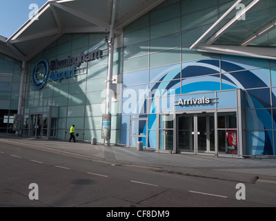 Birmingham International Airport arrivals hall Stock Photo