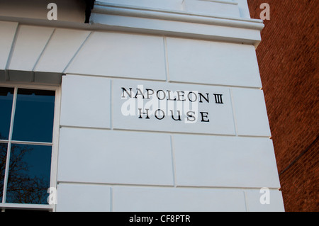 Napoleon III House, Clarendon Square, Leamington Spa, Warwickshire, UK Stock Photo