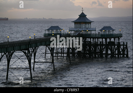 Clevedon Pier Near Bristol. Stock Photo