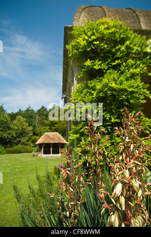 The gardens in West Dean College grounds near Chichester, West Sussex, UK Stock Photo