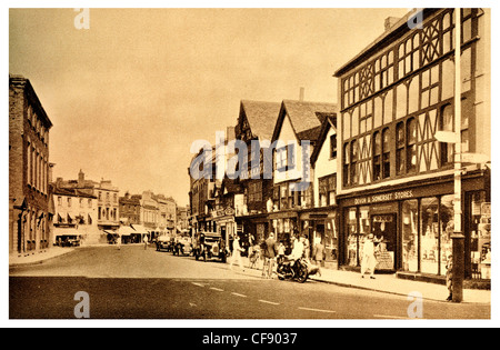 Taunton Fore Street Victorian architecture main street Somerset South West England Europe UK tourism shops shop retail Stock Photo