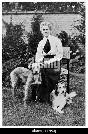 Miss Edith Louisa Cavell  British nurse and humanitarian executed in First World War. Stock Photo