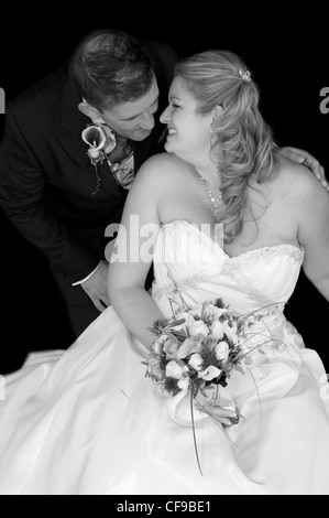 Bride and groom formal shots after wedding Stock Photo - Alamy