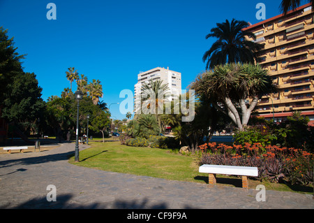 Jardines de Picasso park el Perchel district Malaga Andalusia Spain Europe Stock Photo