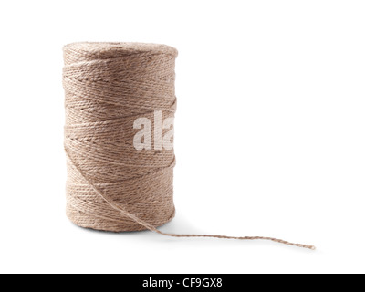 Premium Photo  Unwinding coil of strong rope isolated on a white surface