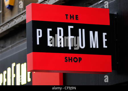 The Perfume Shop, Petty Cury, Cambridge, England, UK Stock Photo