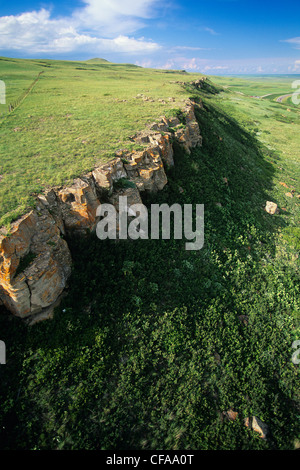 Head-Smashed-In Buffalo Jump, Alberta, Canada. Stock Photo