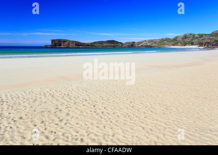 Bay, dune, dunes, Great Britain, Highland, highlands, sky, highland, coast, coastal scenery, scenery, sea, seashore, nature, Nor Stock Photo