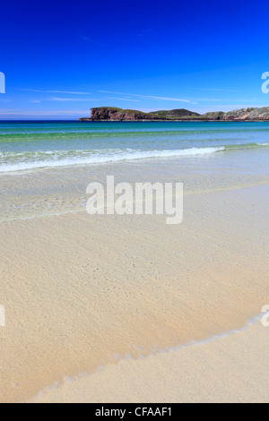 Bay, dune, dunes, Great Britain, Highland, highlands, sky, highland, coast, coastal scenery, scenery, sea, seashore, nature, Nor Stock Photo