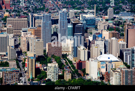 Aerial view of downtown Toronto, Ontario, Canada Stock Photo