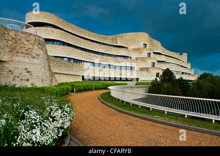Exterior of Canadian Museum of Civilization, Hull, Quebec, Canada Stock Photo