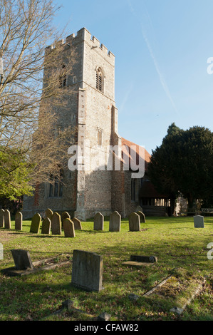 St Martins Church, White Roding, Essex, England. Stock Photo