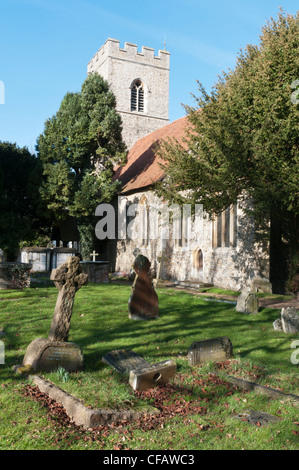 St Martins Church, White Roding, Essex, England. Stock Photo