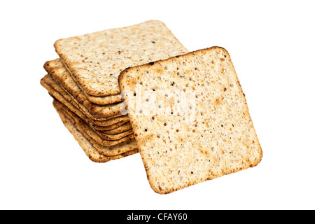 Seasoned crackers Stock Photo