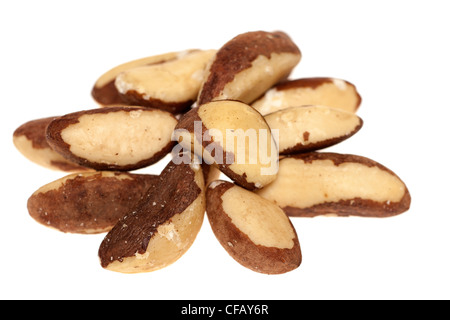 Pile of Brazil nuts Stock Photo