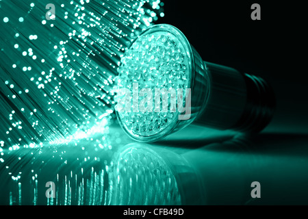 High tech technology color background Stock Photo