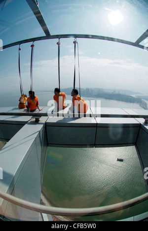 CHINA MACAU SAR bungee jumping, Macau Tower Stock Photo