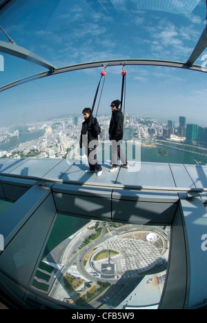 CHINA MACAU SAR bungee jumping, Macau Tower Stock Photo